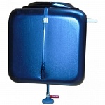 Картинка Бак для душа Альтернатива 100 л (с пластиковым шаровым краном, голубой)