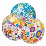 Картинка Мяч надувной Ассорти 61 см от 3 лет Intex 59050