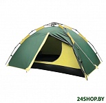 Картинка Палатка Tramp Quick 3 V2 2022 (зеленый)