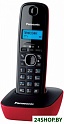 Радиотелефон Panasonic KX-TG1611 RUR (красный)
