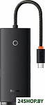 Lite Series 4-Port USB A - Type C WKQX030301 (0.25 м, черный)