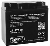 Картинка Аккумулятор для ИБП Kiper GP-12180 (12В/18 А·ч)