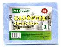MirPack Салфетки вискозные, 3 шт