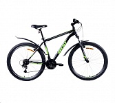 Картинка Велосипед Aist Quest 26 2022 (18, черный/зеленый)