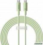 Habitat Series Fast Charging Cable 100W USB Type-C - USB Type-C (2 м, зеленый)