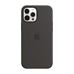 Картинка Чехол Apple MagSafe Silicone Case для iPhone 12 Pro Max (черный)