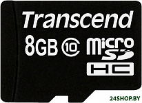 Картинка Карта памяти Transcend microSDHC (Class 10) 8GB (TS8GUSDC10)