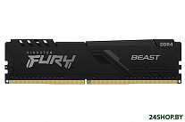 Картинка Оперативная память Kingston FURY Beast 16GB DDR4 PC4-21300 KF426C16BB/16