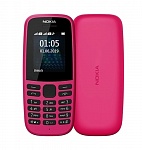 Картинка Мобильный телефон Nokia 105 Single SIM (2019) (розовый)