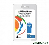 Картинка Флеш-память USB OltraMax 210 4GB (синий) (OM-4GB-210-Blue)