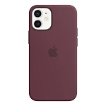 Картинка Чехол Apple MagSafe Silicone Case для iPhone 12 mini (сливовый)
