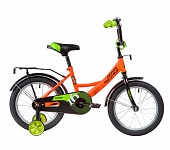 Картинка Детский велосипед Novatrack Vector 16 163VECTOR.OR20 (оранжевый/черный, 2020)