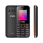 Картинка Мобильный телефон Strike A14 (черный/оранжевый)