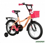 Картинка Детский велосипед Novatrack Wind Girl 16 2022 164WIND.CRL22 (бежевый)