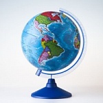 Глобус Земли политический 210 мм. с подсветкой от батареекКлассикЕвро