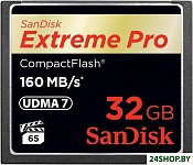 Картинка Карта памяти SanDisk Extreme PRO CompactFlash 32GB (SDCFXPS-032G-X46)