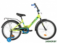 Картинка Детский велосипед Novatrack Forest 20 2021 201FOREST.GN21 (зеленый)