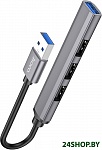 Картинка USB-хаб Hoco HB26 (серый)