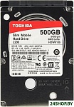 Картинка Жесткий диск Toshiba L200 Slim 500GB [HDWK105UZSVA]