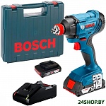 Картинка Гайковерт Bosch GDX 180-Li Professional 06019G5223 (с 2-мя АКБ, кейс)