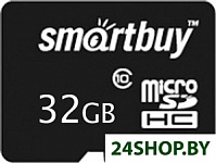 Картинка Карта памяти SmartBuy microSDHC 32GB class 10