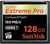 Картинка Карта памяти SanDisk Extreme Pro CompactFlash 128GB (SDCFXPS-128G-X46)