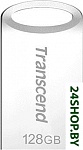 Картинка USB Flash Transcend JetFlash 710 128GB (серебристый)