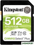 Картинка Карта памяти Kingston Canvas Select Plus SDXC 512GB