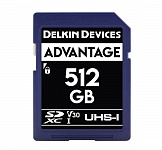 Картинка Карта памяти Delkin Devices SDXC Advantage UHS-I 512GB