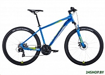 Картинка Велосипед Forward Apache 27.5 2.0 D р.17 2022 (синий/зеленый)