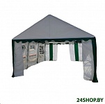 Картинка Тент-шатер Sundays Party 4x6 м (белый/зеленый)