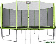 Картинка Батут Alpin 4.65 м с защитной сеткой и лестницей
