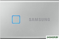 Картинка Внешний накопитель Samsung T7 Touch 500GB (серебристый)