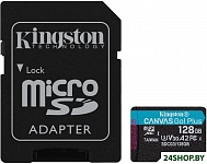 Картинка Карта памяти Kingston Canvas Go! Plus microSDXC 128GB (с адаптером)