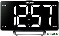 Картинка Радиочасы TELEFUNKEN TF-1711U (черный/белый)
