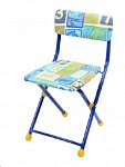 Картинка Детский стул Nika СТУ1 (алфавит на синем)