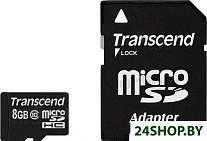 Картинка Карта памяти Transcend MicroSDHC 8 GB Class 10 (TS8GUSDHC10)