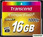 Карта памяти Transcend 1000x CompactFlash Ultimate 16GB (TS16GCF1000) 98 053