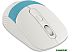 Мышь Oklick 310MW (белый/голубой)
