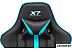 Кресло A4Tech X7 GG-1200 (черный/бирюзовый)