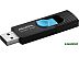 USB Flash A-Data UV220 32GB (черный/голубой) (AUV220-32G-RBKBL)