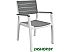 Стул пластиковый Keter Harmony Armchair 236052 (белый/серый)