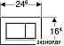 Панель смыва Geberit Sigma 30 New 30 115.893.JT.1 (белый матовый/хром глянцевый) Панель смыва Geberit Sigma 30 New 30 115.893.JT.1 (белый матовый/хром глянцевый)