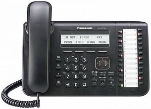 Картинка Системный телефон Panasonic KX-DT543RUB (черный)