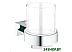 Стакан с держателем GROHE Essentials Cube 40755001