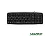 Клавиатура проводная OKLICK 100M Standard Keyboard Black PS2