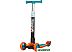 Трехколесный самокат Novatrack Rainbow Pro Transparent New 120PROT.RAINBOW.BL22 (синий/оранжевый)