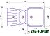 Кухонная мойка AlfaGrant Rheingrant AG-008 (бирюза)