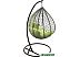 Подвесное кресло LoftyHome Noni 1147 Grey spots/Green