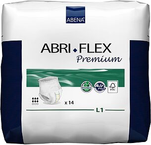 Abri-Flex L1 Premium FSC Подгузники (трусы) одноразовые для взрослых, 14 шт